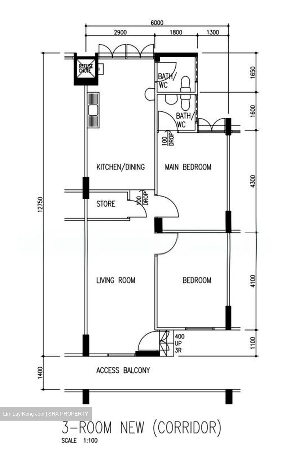 Blk 151 Chong Pang Vista (Yishun), HDB 3 Rooms #525122401